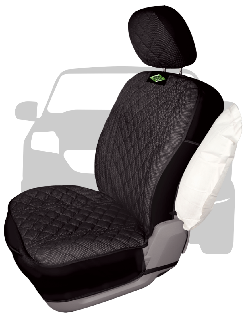 Universal seat cover for pickup truck