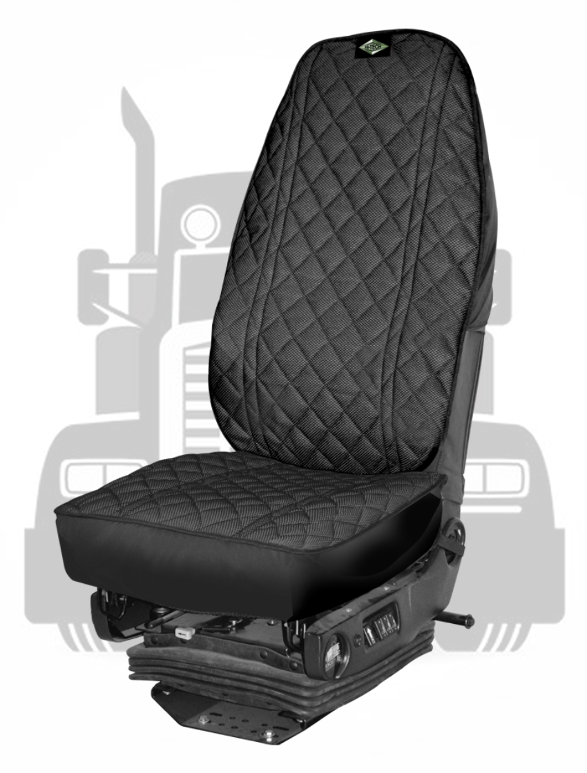 Universal seat cover for heavy duty truck and utility vehicle